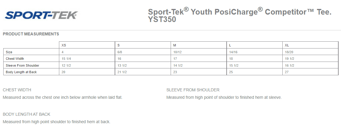 Aloysius Youth Performance Short Sleeve Shirt
