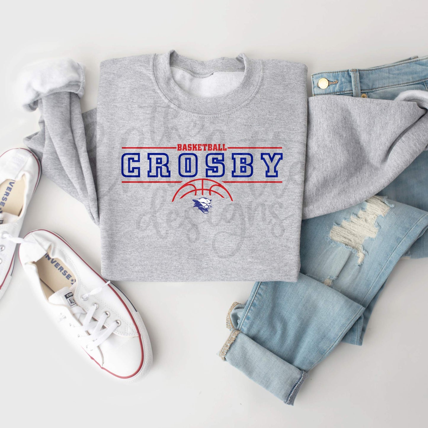 Crosby Basketball Mascot Sweatshirt