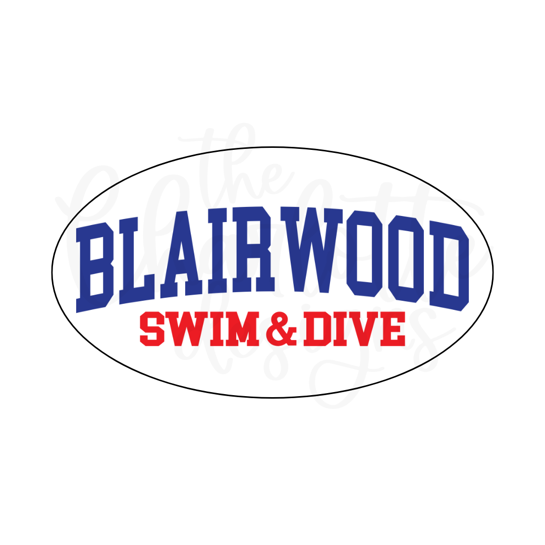 Blairwood Water Bottle Decal