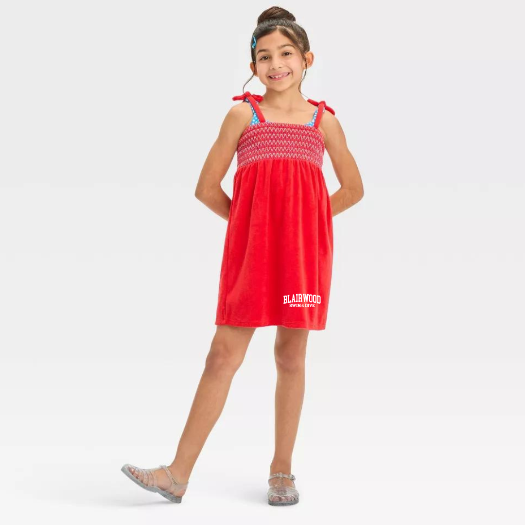 Blairwood Girls Terry Cloth Swim Coverup Dress