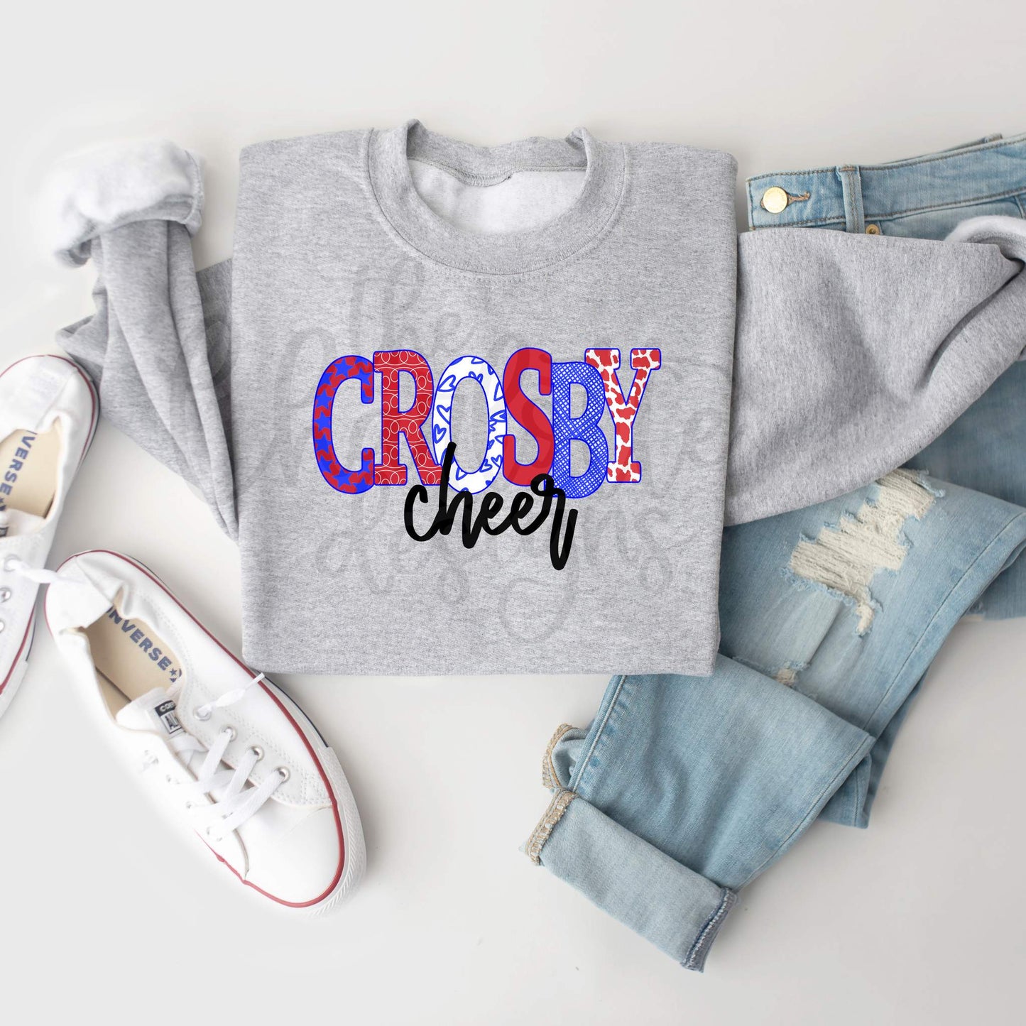 Crosby Doodle Cheer Sweatshirt