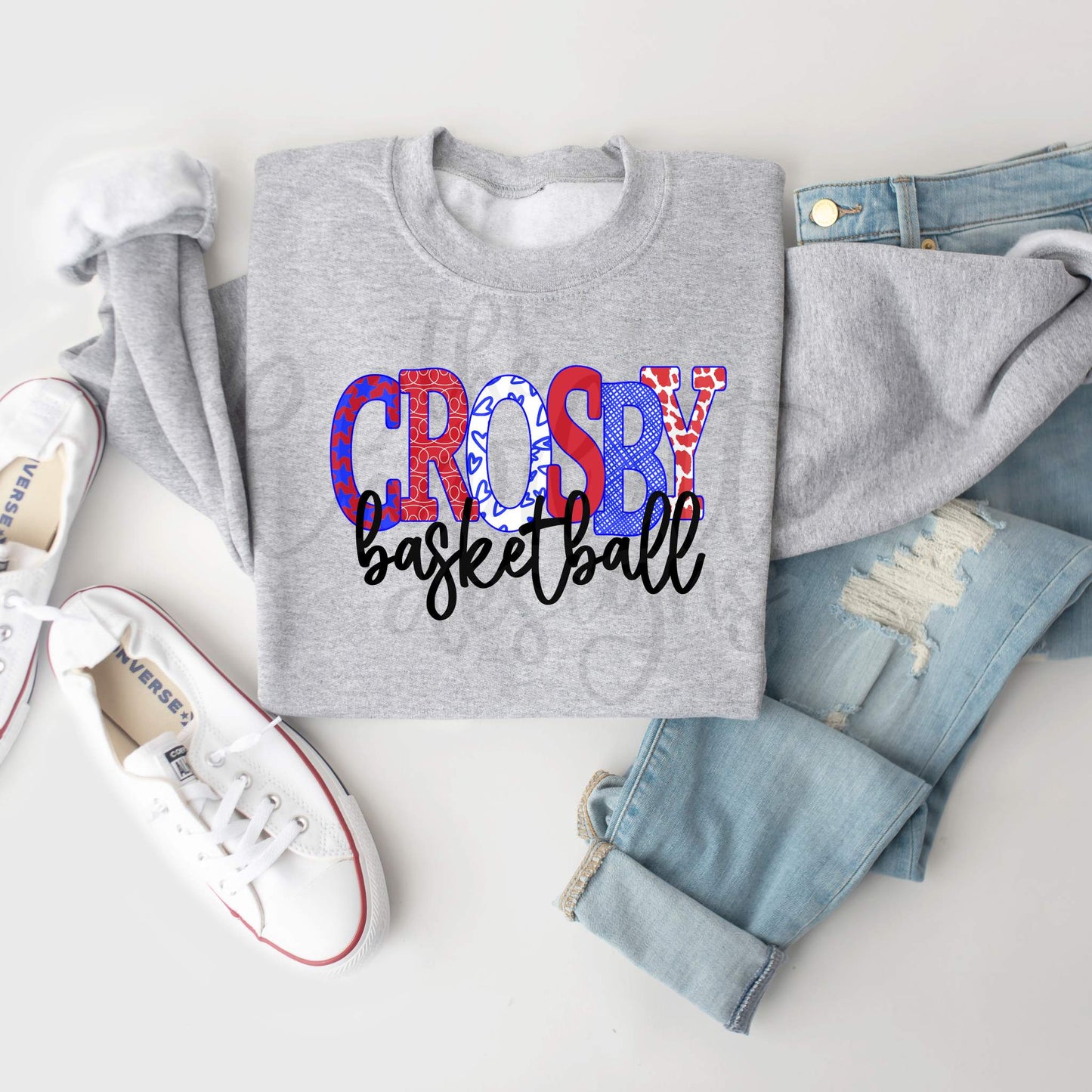 Crosby Doodle Basketball Sweatshirt