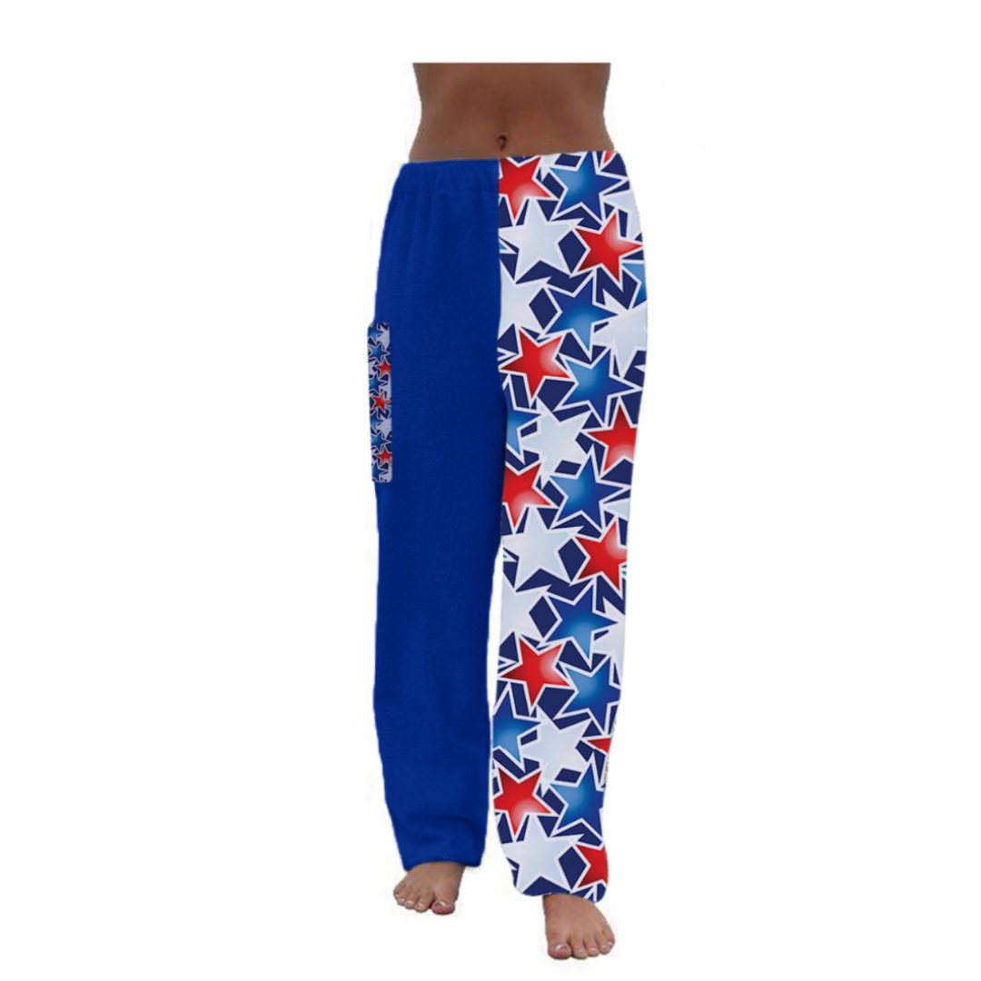 Patriotic Stars Towel Pants