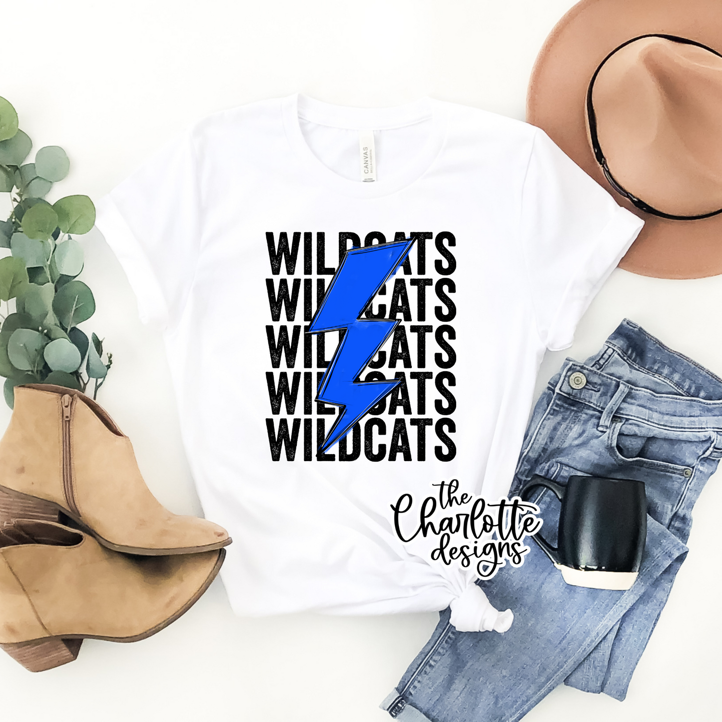 Wildcats Lighning Bolt